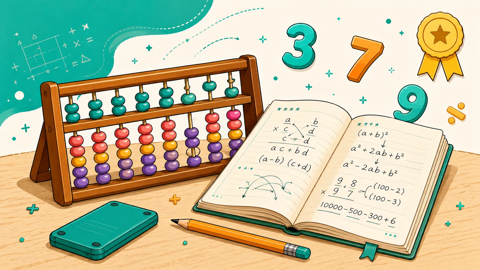 Abacus & Vedic Maths class at B.P. Jain Skill Development Centre