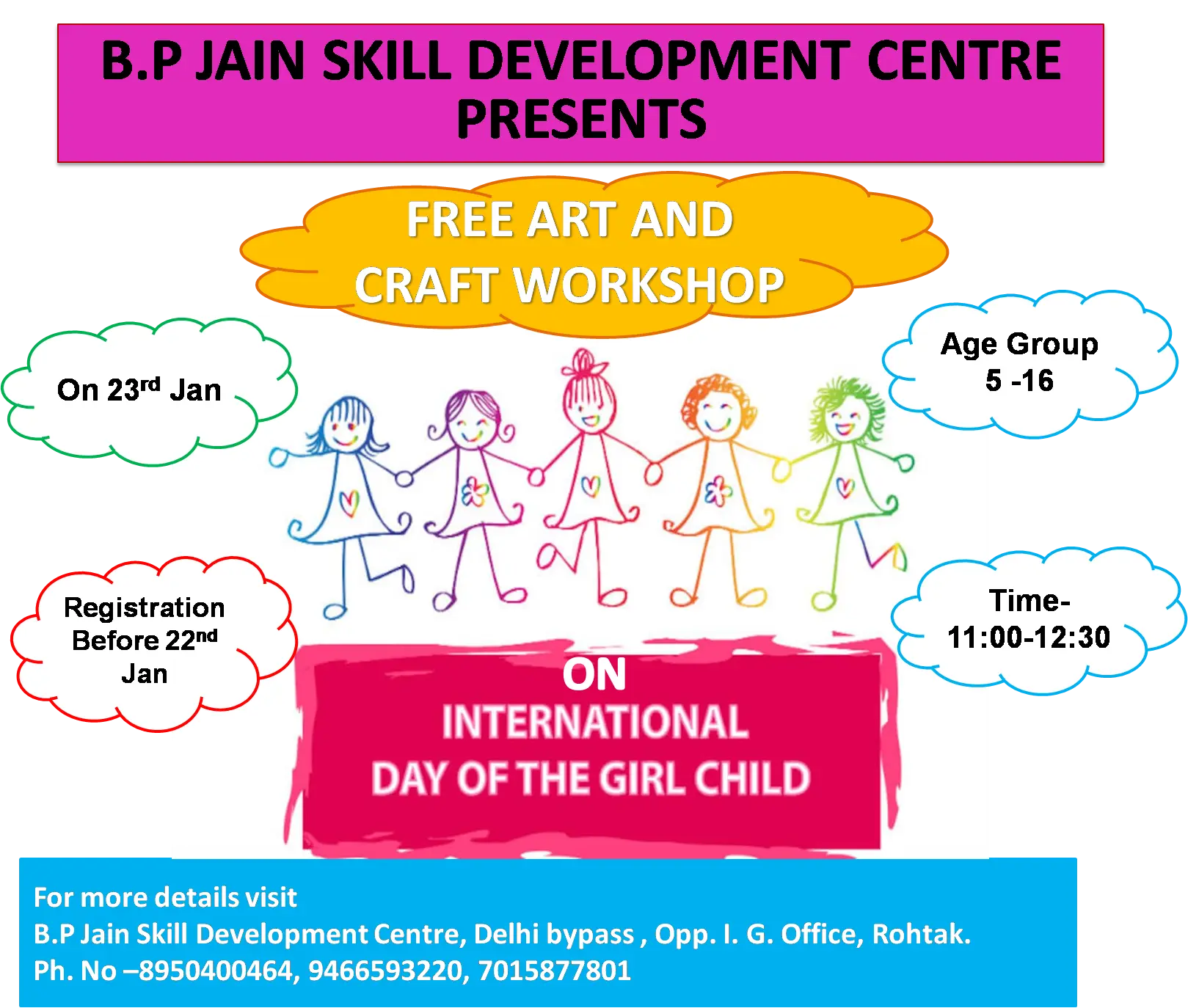 International Girl Child Day Workshop
