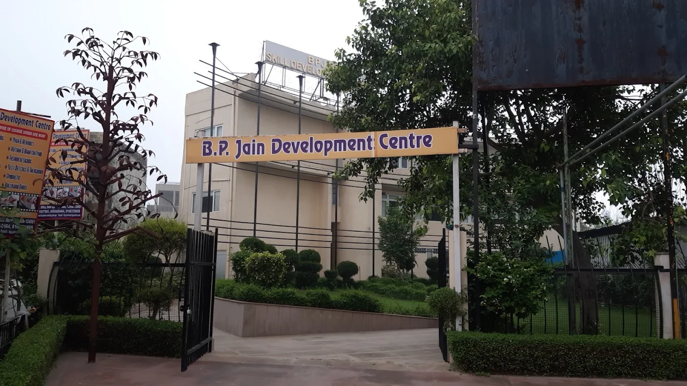Students working together at the B.P. Jain Skill Development Centre
